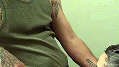 Cuckold watches old man get blowjob humiliation