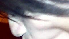 Teen gives blowjob she dislikes.