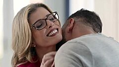 does cory chase really reward quinton james with a deepthroat threesome, face sitting and double orgasm with cherry kiss?