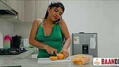 Latina whore wife craves blowjob and facial when husband away