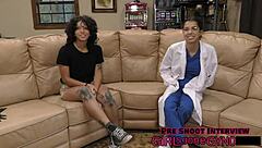 Nicole Luva is having her yearly medical check up