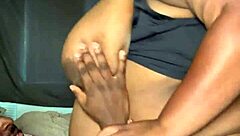Pregnant Ebony BBW Rides Big Cock