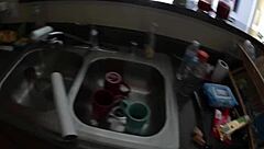 Busty Whore Soaks In Jizz From Handjob Blowjob And Titty Fuck With Monster Cock