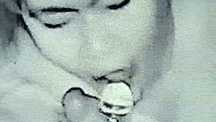 This horny housewife loves getting it from two guys