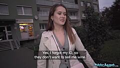 Passive cutie entices agent with stunning features nearby