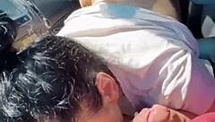 Gabriella Gets Cum On Ass After Sucking Speedy's Cock