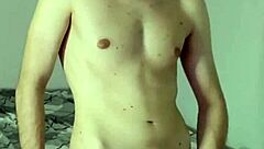 Smartphone masturbation and cum on webcam 😏