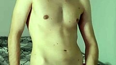 Smartphone masturbation and cum on webcam 😏