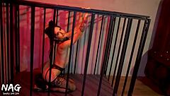 The male dominated punishes and fucks his naughty pet slave