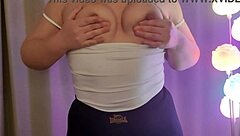 natural tits milf explores homemade fetish with spitting amateurs