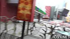 Beautiful Aubrey Sky's rough blowjob contest