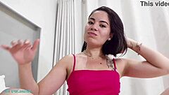 The cute young girl groans with pleasure while being fucked
