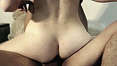 Cucumber fuck, anal, and cum on ass. Steamy!