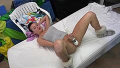 Euro Babe Spreads Legs for Evening Fun