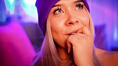 Beautiful Colombian Blonde with Angelic Face Loves to Suck Cock