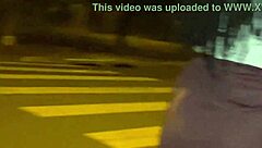 convinced latina neighbor to show ass in public outdoor street scene