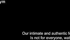 Mistress Kym teases and plays with nipples of chastity slave in bdsm session