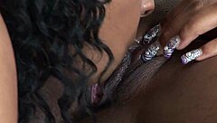 Black Lesbian Pussy Licked and Assfucked with Toys by Taylor and Carmen