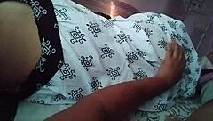 Sleeping Desi Wife’s Big Ass Exposed in Sexy Indian Scene