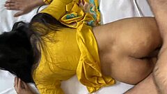 Indian stepmom squirts from licking!