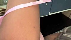 Stepdad surprises stepdaughter with hard anal after work, her gaping ass and big natural tits enticing him passionately