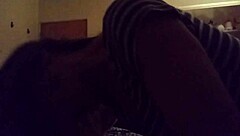 Keri and Jay engage in amateur blowjob fun, with deepthroat on monster cock