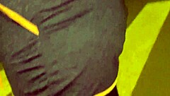 convinced latina neighbor to show ass in public outdoor street scene