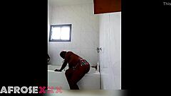 Zulu girl masturbates with a dildo, dreaming about sex
