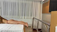 Beautiful Latina Model Starts Casting Session!