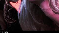 Two Sensual Blondes With Big Boobs Enjoy A Romantic Threesome