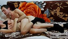 Stepsister seduces her brother with her cute body