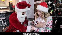 Christmas orgy with sexy, young Taboo models