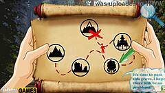 Lets play a trip to iceland, licking big tits.