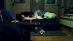 Joe dives into Carly's pussy with eager licks.