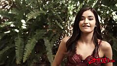 mesmerizing emily willis gets her young pussy pounded hard in lingerie