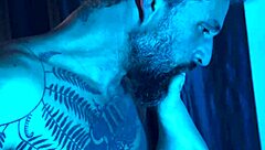 An old pervert guy fucked my feet and pussy