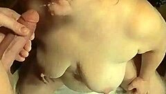 Pissing on wife during vibrator cum