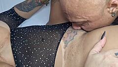 Old Colombian MILF Takes Big Black Cock Anal Assfucking