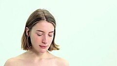 Sweet teen shaving herself smoothly