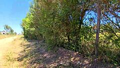 Shy village girl turns freak with big black cock in bed