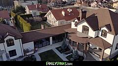 Yo, redhead teen Harper Red banged by stepbro Nicky Rebel mid-study!