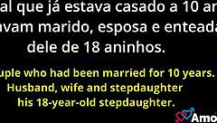 Husband fucked his stepdaughter in a steamy act
