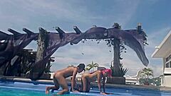 esto pasa cuando tu prima no lleva traje de baño en la alberca