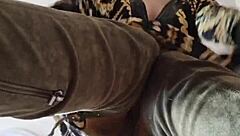 Elza Koms' fetish feet lead to ass worshiping and strapon deepthroat orgasm 😍