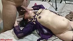Indian pregnant stepsister helped by stepbrother in intimate moment