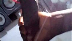 African teen slobbering on my dick with phat lips