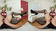 Does This Sexy Czech Brunette Love Anal More Than Blowjobs In VR 569?