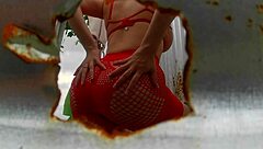 Beachwear changer outdoors, a super hot guy left her in the open air
