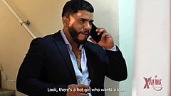 Peruana hardcore in threesome, dominated and ass licked