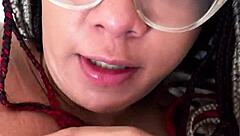 Arrombada Por Um Dildo Enorme